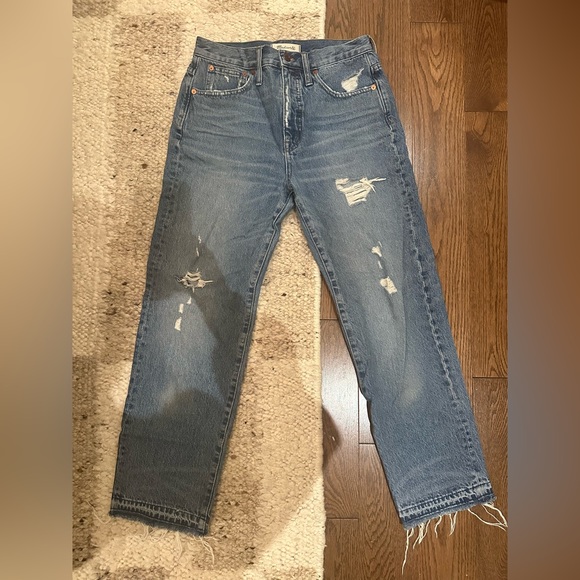 Madewell Classic Straight Jean - Picture 1 of 4